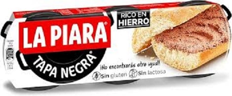 pate higado de cerdo la piara t.negra pack-3x75gr.