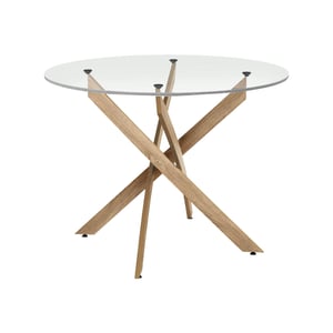 mesa comedor redonda tapa de cristal (kit)