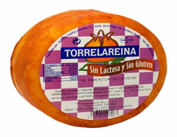 queso s/lactosa c/pimenton torrelareina