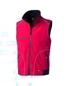 chaleco softshell rossini preston hh623-49 rojo