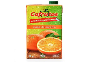 zumo naranja cofrutos brik 1lt