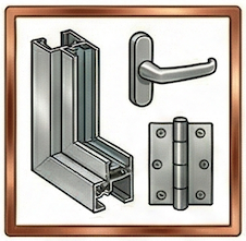 accesorios carpintería aluminio