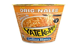 fideos pollo yatekomo g. blanca vaso 60gr.