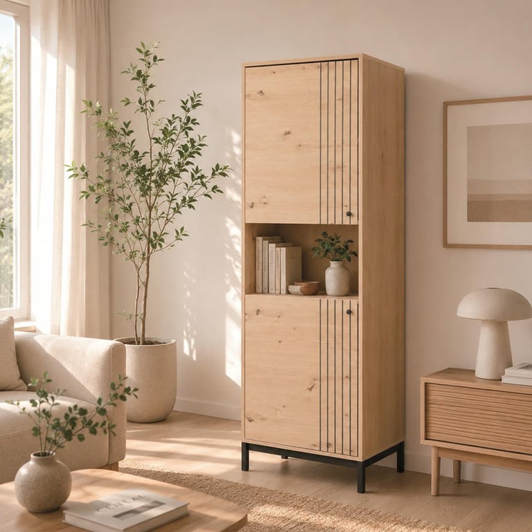 vitrina 2 puertas. (kit)