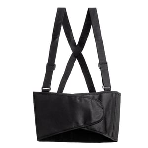 faja lumbar elástica con velcro y tirantes (en blíster)