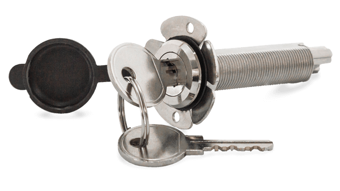 Motorline - 1702Sp - Desbloqueo Externo De Bombillo Para Puerta Seccional