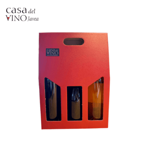 estuche 3 botellas