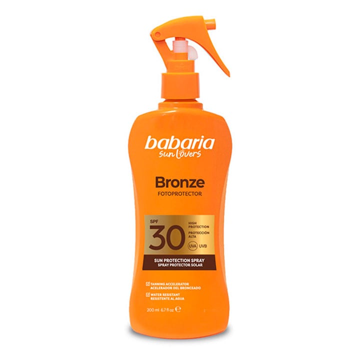 spray prot.solar aloe f-30 200 ml bronze babaria