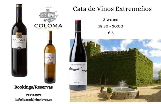cata de vino bodega coloma