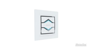 motorline - emisor pared sobreponer negro mx93