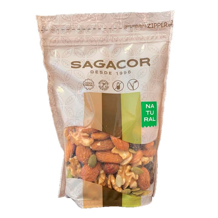mix frutos secos natural sagacor 200gr.