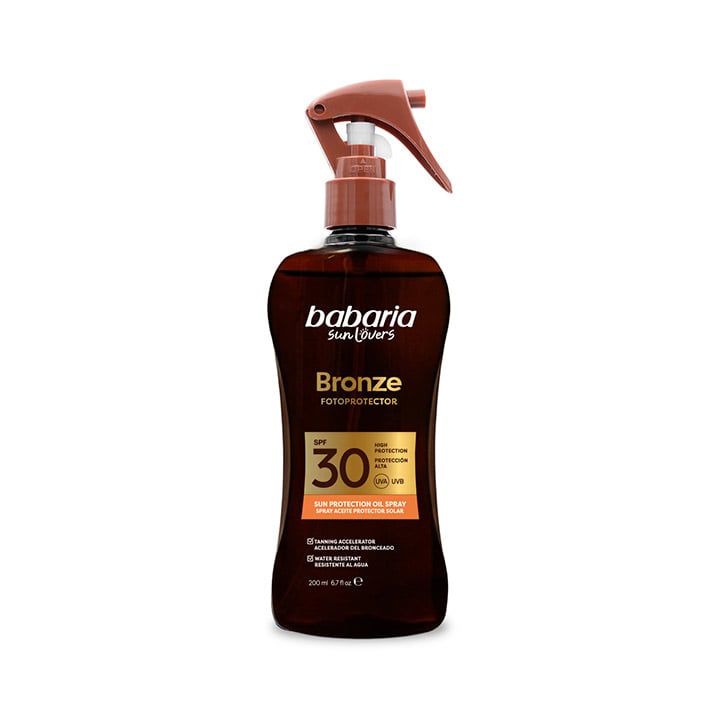 aceite prot coco f-30 200 ml bronze babaria