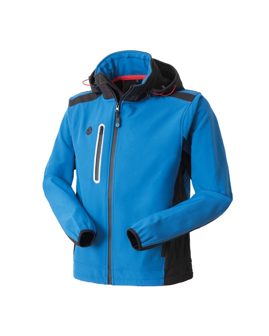 chaqueta softshell smarty  hh638-06  azulina  l