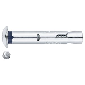 m6 x 45 ø8 ch-inb [cp] anclaje camisa antigiro para cargas medias. cabeza inviolable zincada. homologado ete opt.7