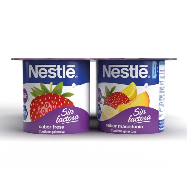 yogur frutas s/lactosa nestle 4*120gr.