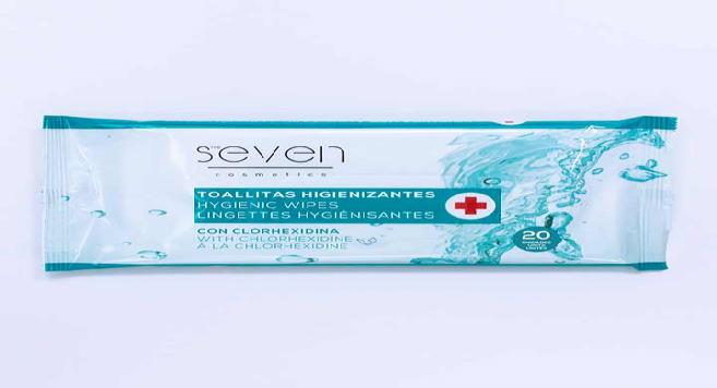 toallitas higienizantes seven 20ud.