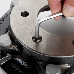 juego 9 llaves allen de bola en soporte de plastico alyco orange