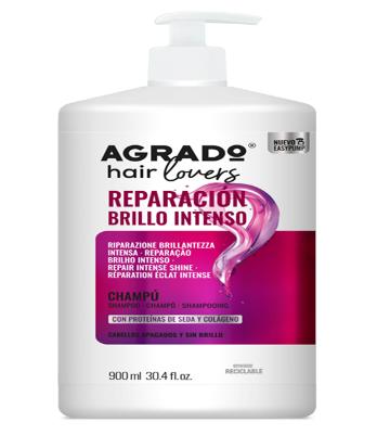champu reparacion brillo intenso agrado c/dosificador 900 ml