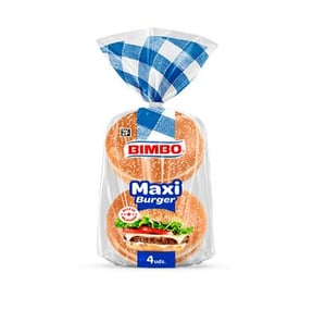maxi burguer sesamo 16x4 bimbo