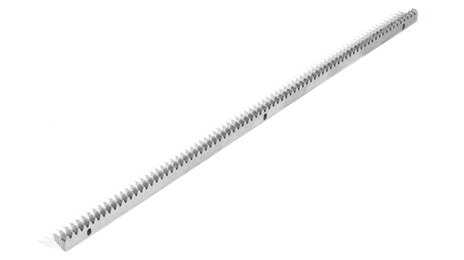 Motorline - Crm4 - Cremallera Galvanizada 30×12 Con Bulones (1M).