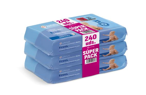 toallitas hum.baby fresh pack-3x80u ifa