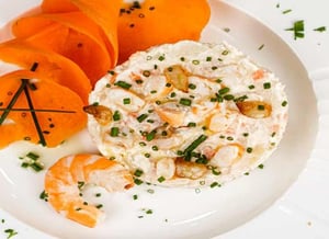 ensaladilla gambas al ajillo 1 kg aprox. bahia foo