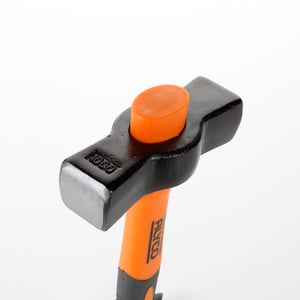 maceta de albañil 1,5 kg.mango fibra vidrio alyco orange