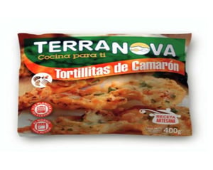 tortillita camaron terranova 400gr