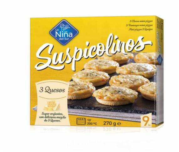 suspicolinos 3 quesos cong. 270grs