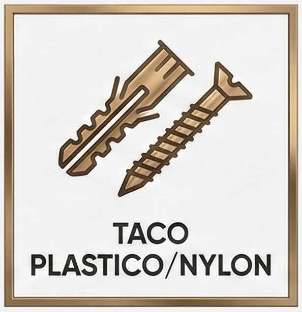 tacos plástico nylon