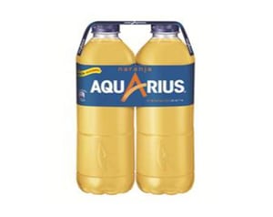 aquarius naranja pack-2x1.5l