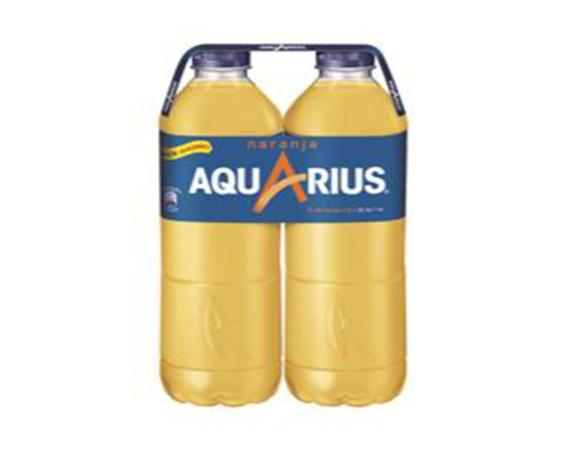 aquarius naranja pack 2x1.5 litros