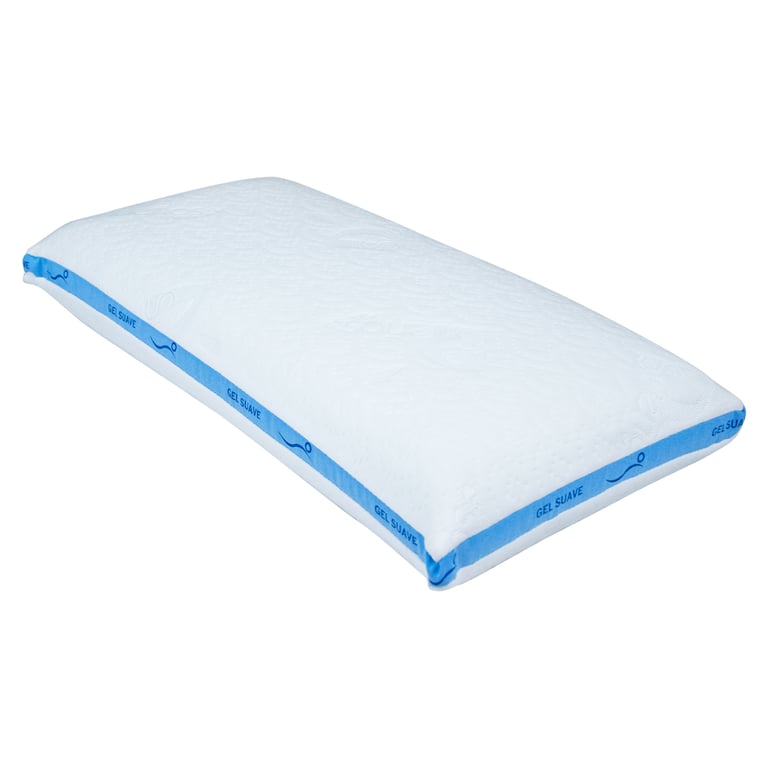 almohada visco-gel, firmeza baja.
