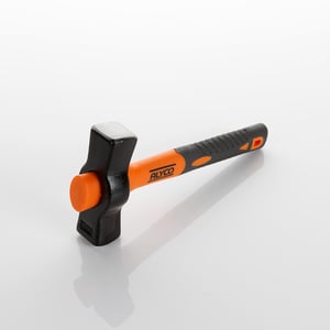 maceta de albañil 1,5 kg.mango fibra vidrio alyco orange