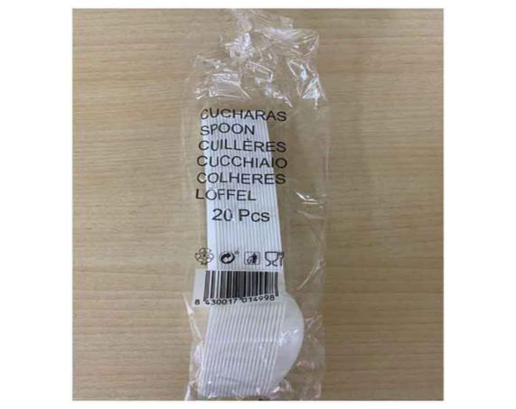 cucharas reutilizables 20 u.