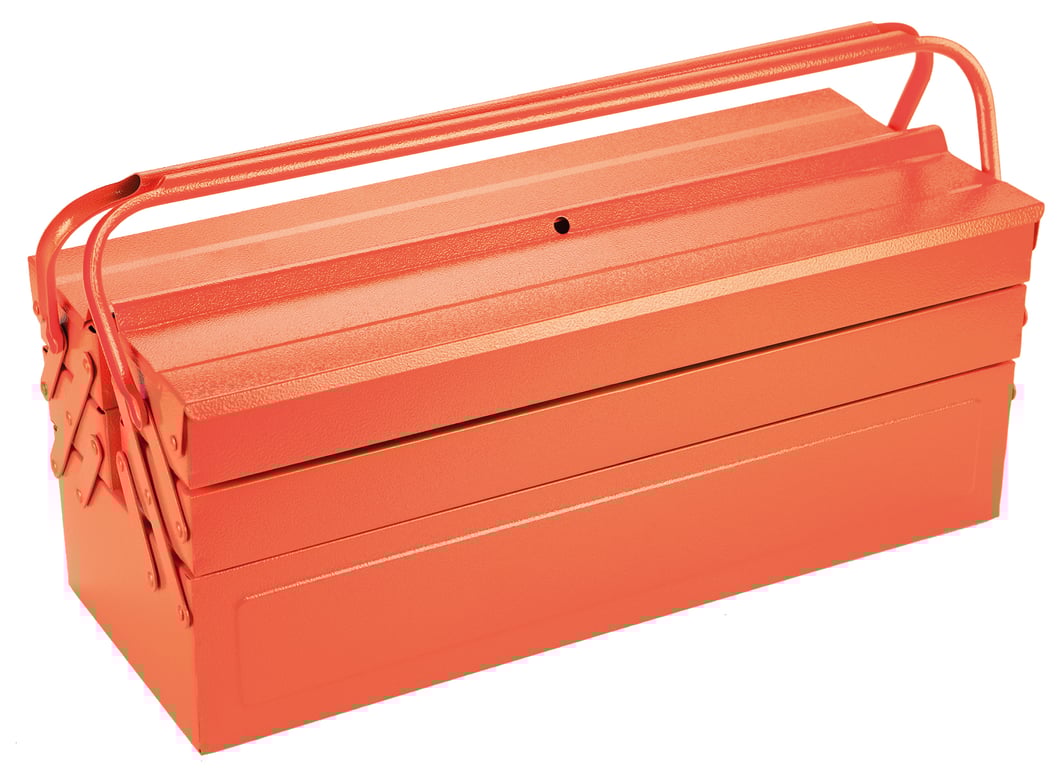 CAJA HTAS MET. 5 BAND.525x200x125MM ALYCO ORANGE