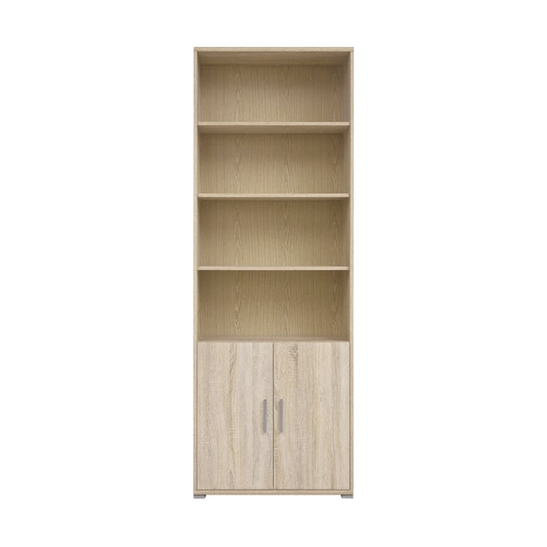 estantería alta de oficina con 2 puertas (kit).