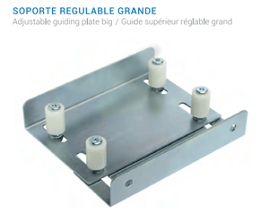 soporte regulable cuatro rodillos gigante