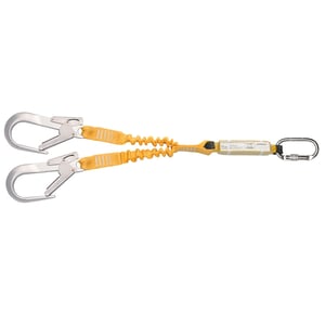 doble cinta elástica 1,78 m, con absorbedor y mosquetones