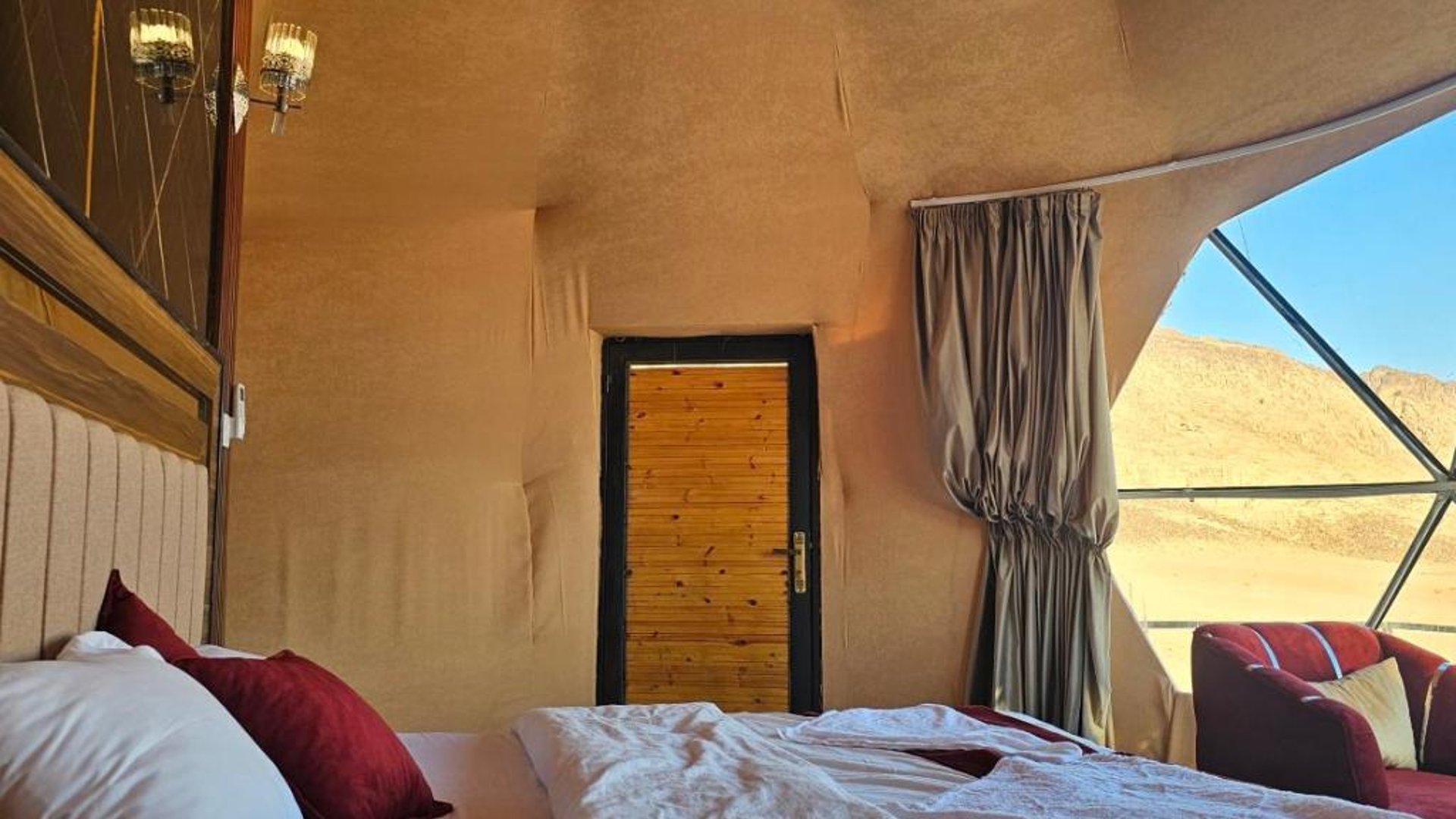 Russell desert luxury camp in in Wadi Rum, Jordan