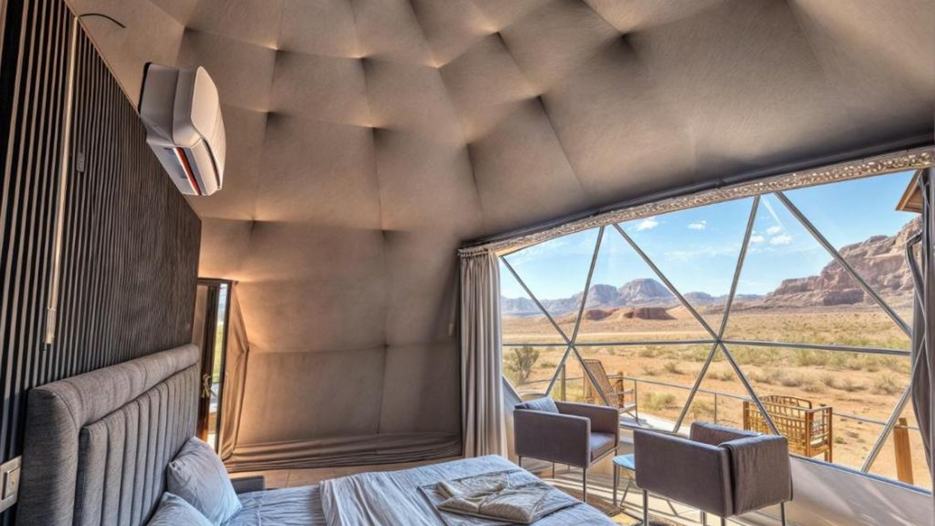 Rum crystal luxury camp in in Wadi Rum, Jordan