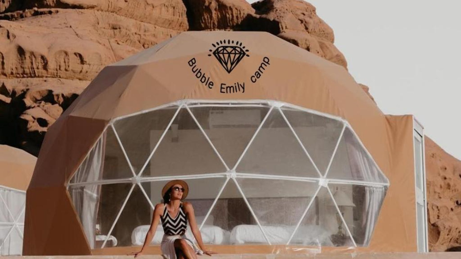 Bubble Emily camp in in Wadi Rum, Jordan