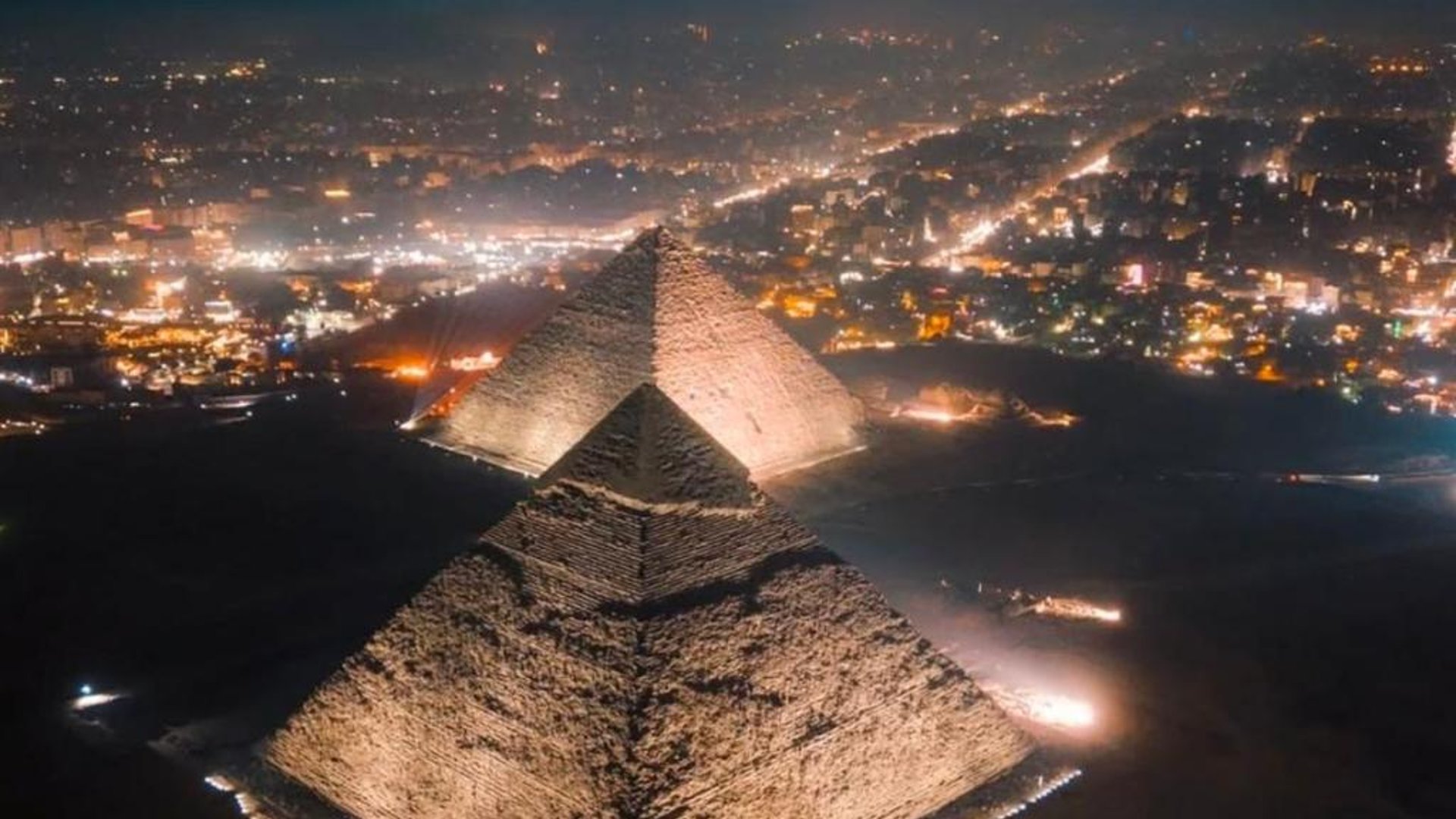 Tecno pyramids inn in in Cairo, Egypt