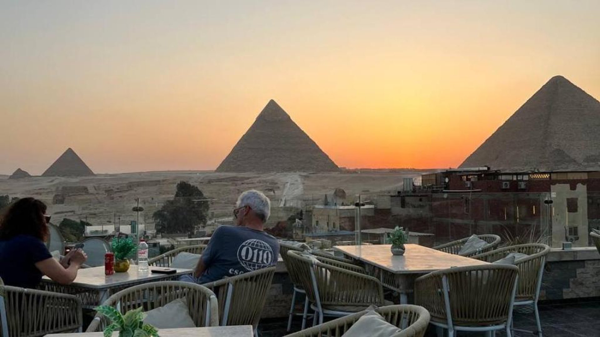 MAGIC Pyramids & Sphinx view inn in in Cairo, Egypt