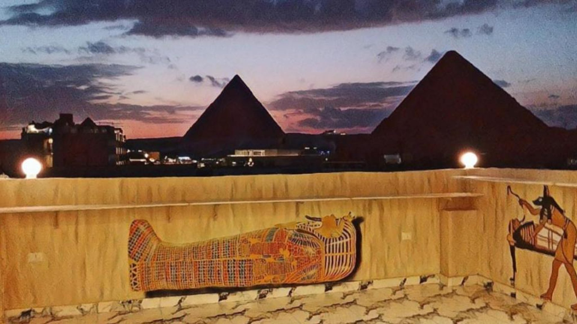 Pharaoh's Pyramid Crypt in in Cairo, Egypt