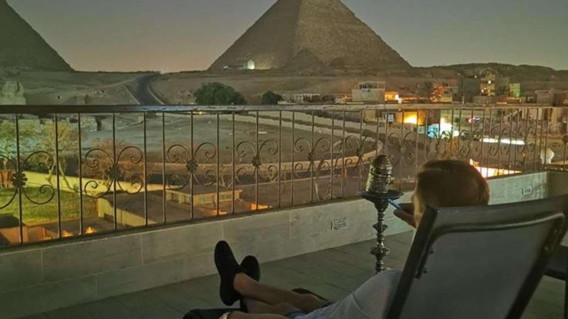 Regent Hote pyramids in in Cairo, Egypt