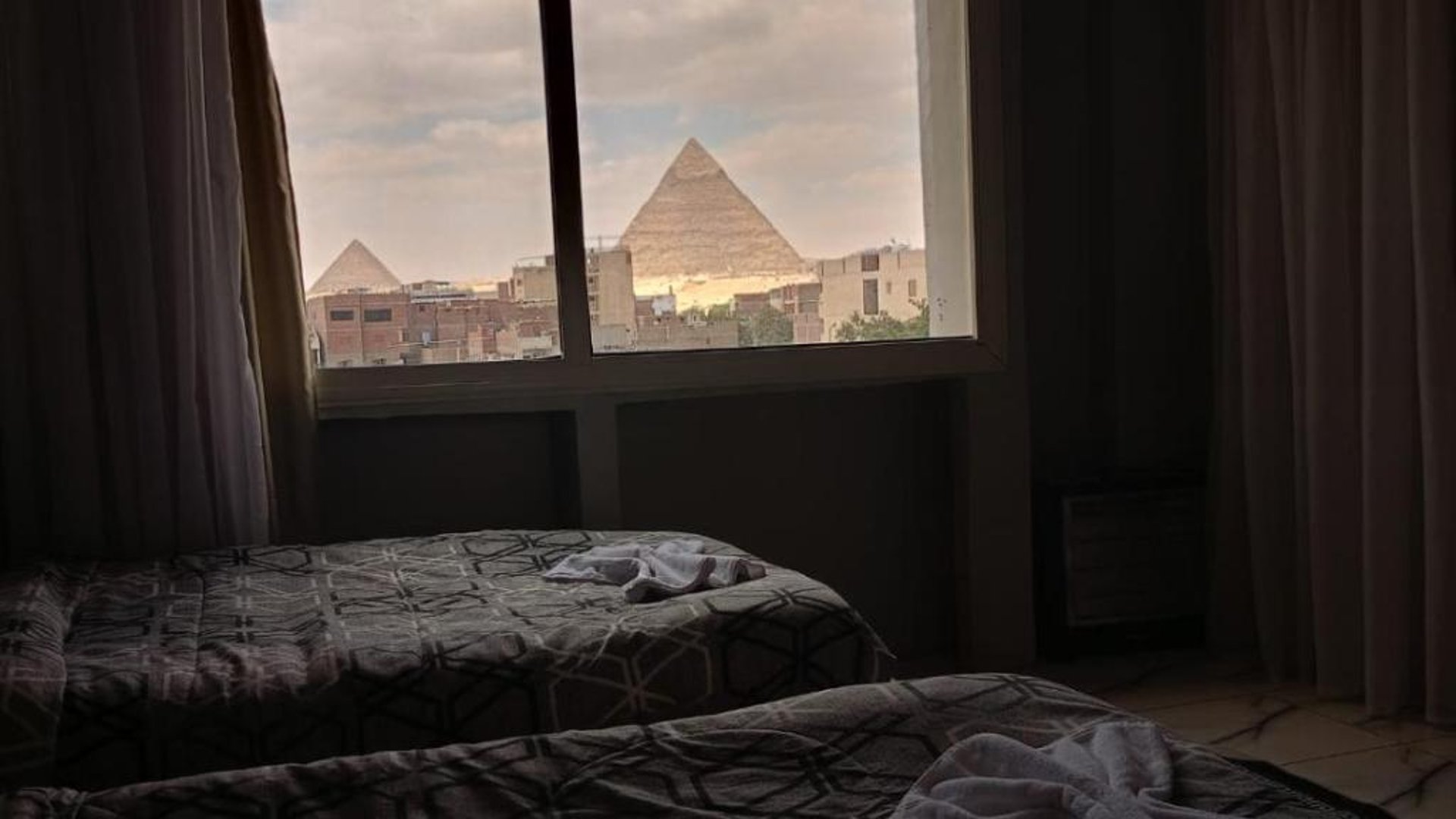 Rolan pyramids View in in Cairo, Egypt