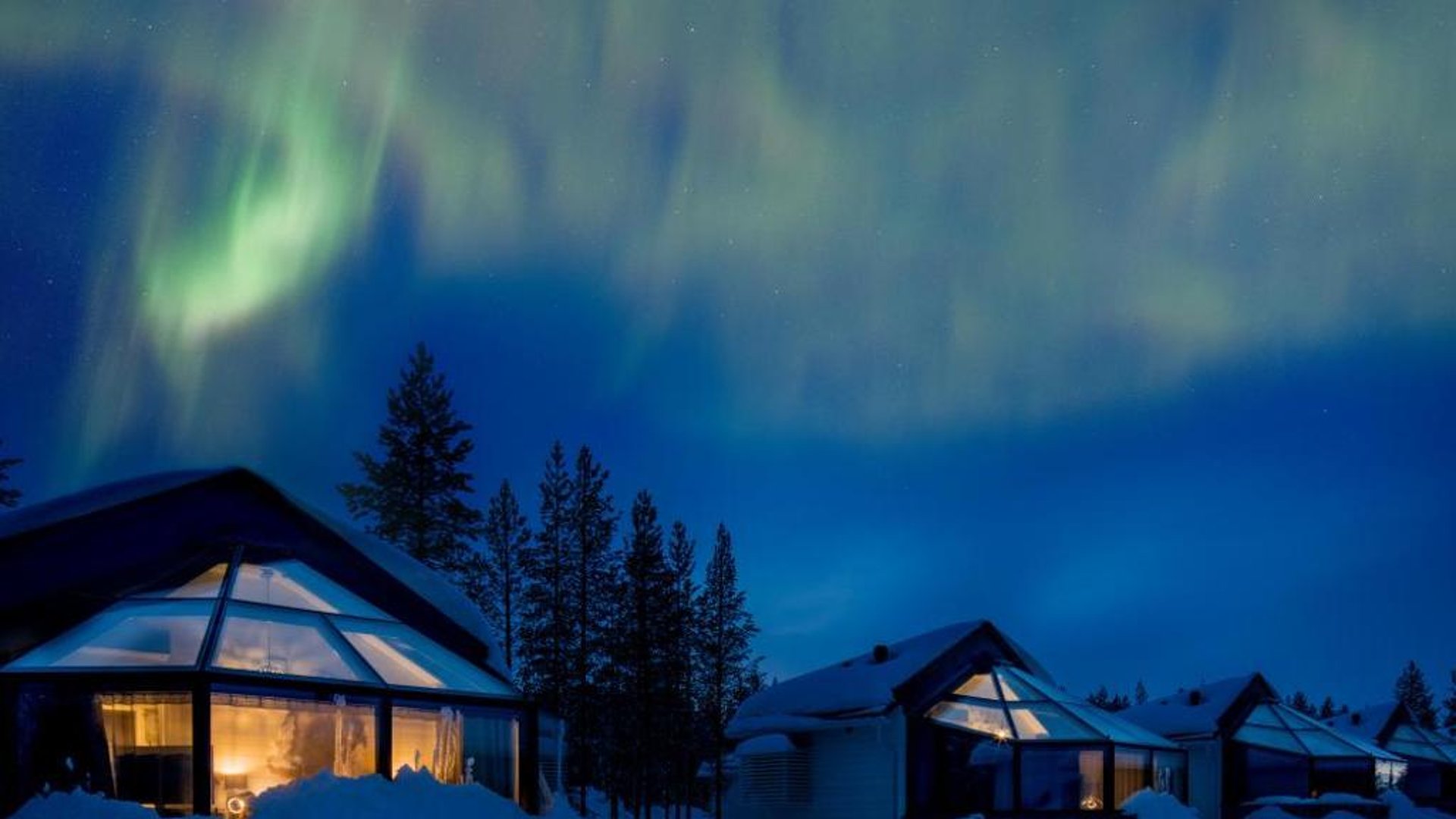 Santa's Igloos Arctic Circle in in Rovaniemi, Finland