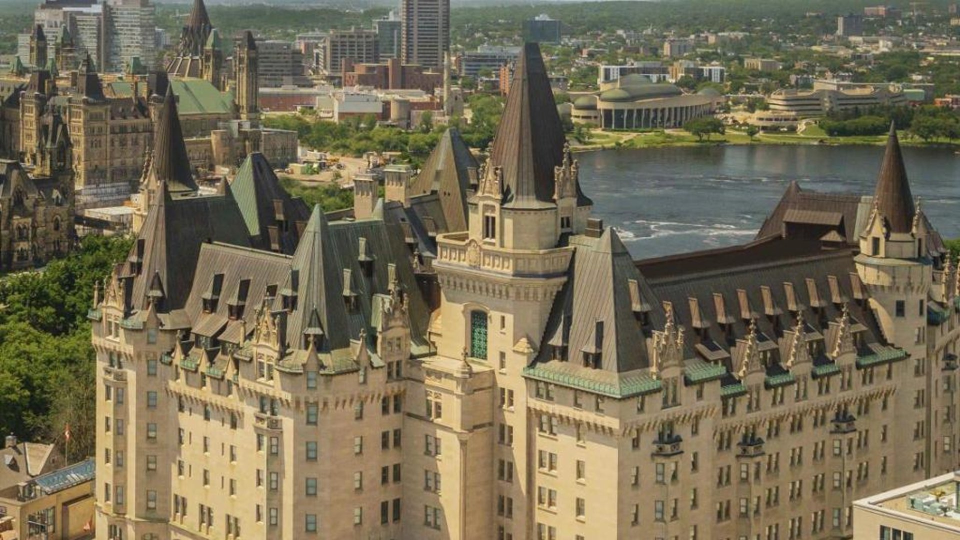 Fairmont Chateau Laurier in in Ottawa, Canada