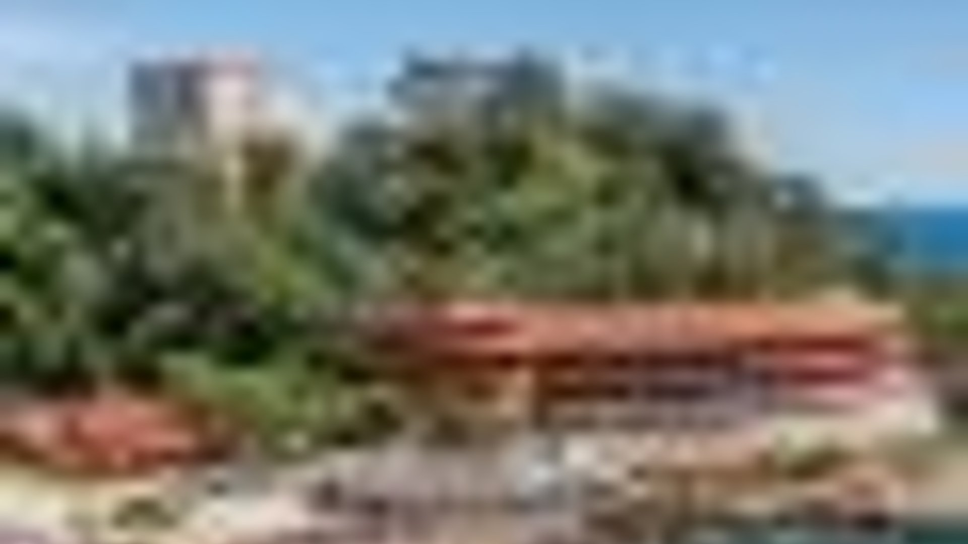 Monte-Carlo Beach in Roquebrune Cap-Martin, Frankrig